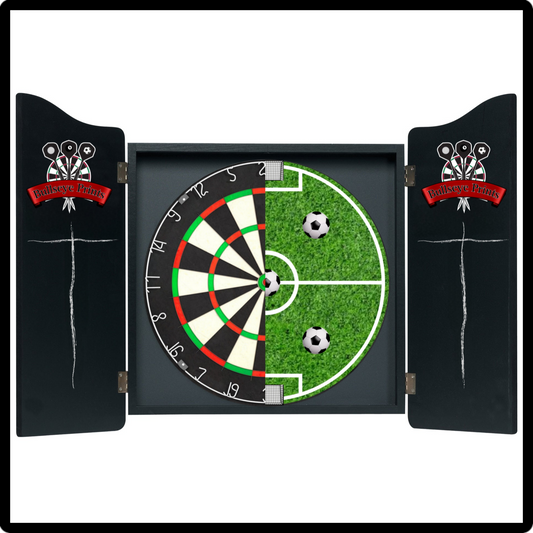 DART-FOOTBALL Dartboard Card Overlay - 6 Football Prints Included